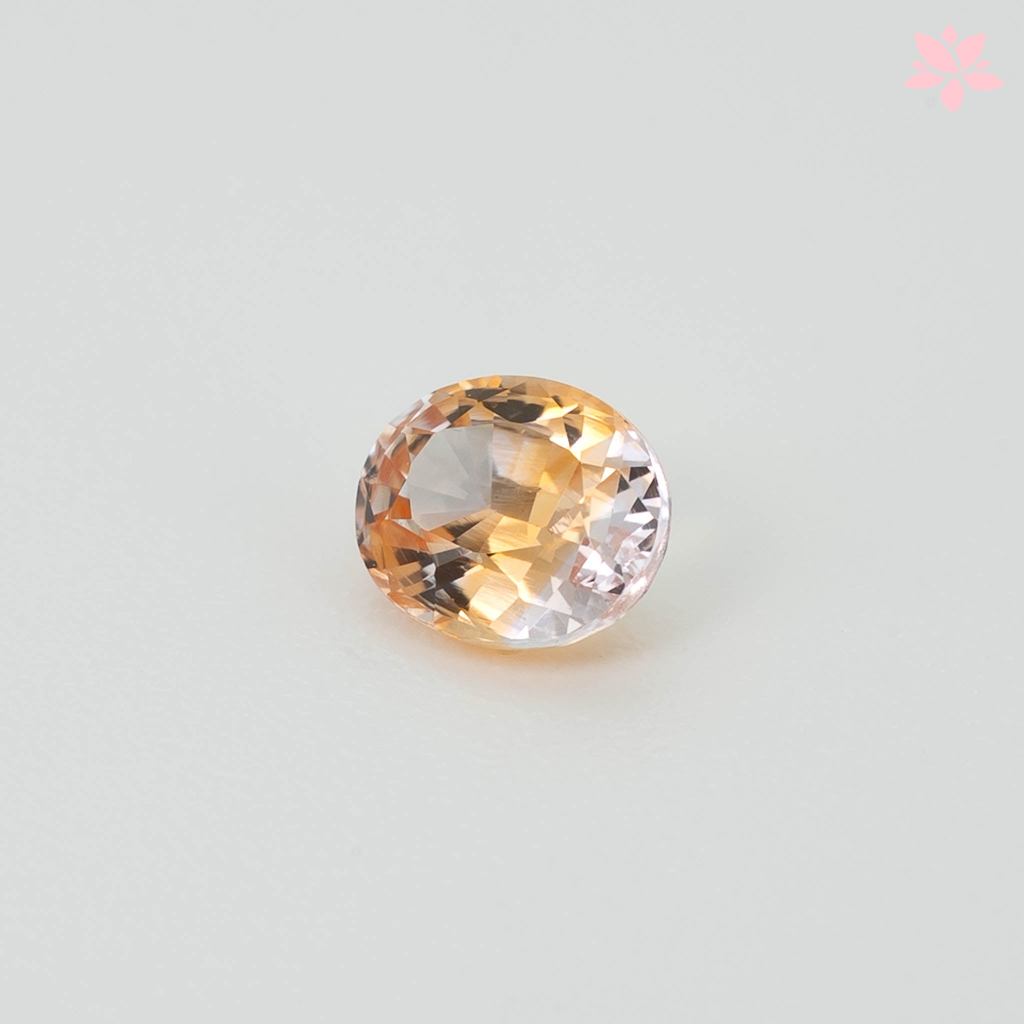 NATURAL PADPARADSCHA SAPPHIRE | 0.53 CT | ORANGISH PINK | OVAL