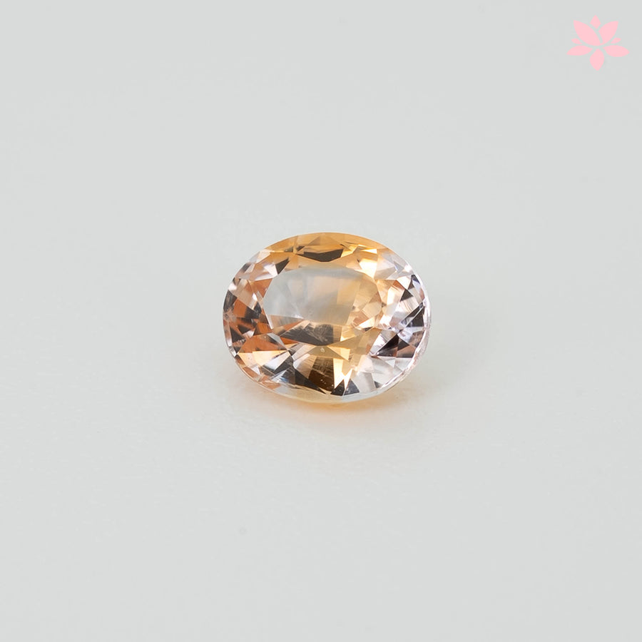 NATURAL PADPARADSCHA SAPPHIRE | 0.53 CT | ORANGISH PINK | OVAL