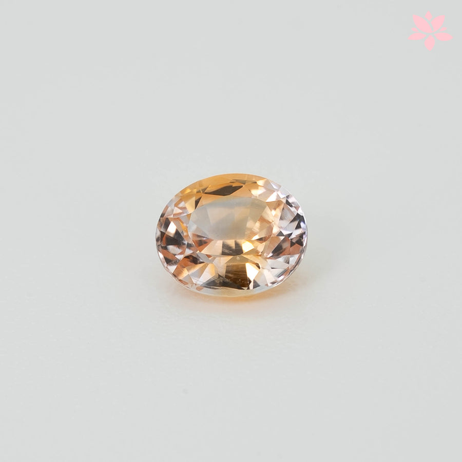 NATURAL PADPARADSCHA SAPPHIRE | 0.53 CT | ORANGISH PINK | OVAL