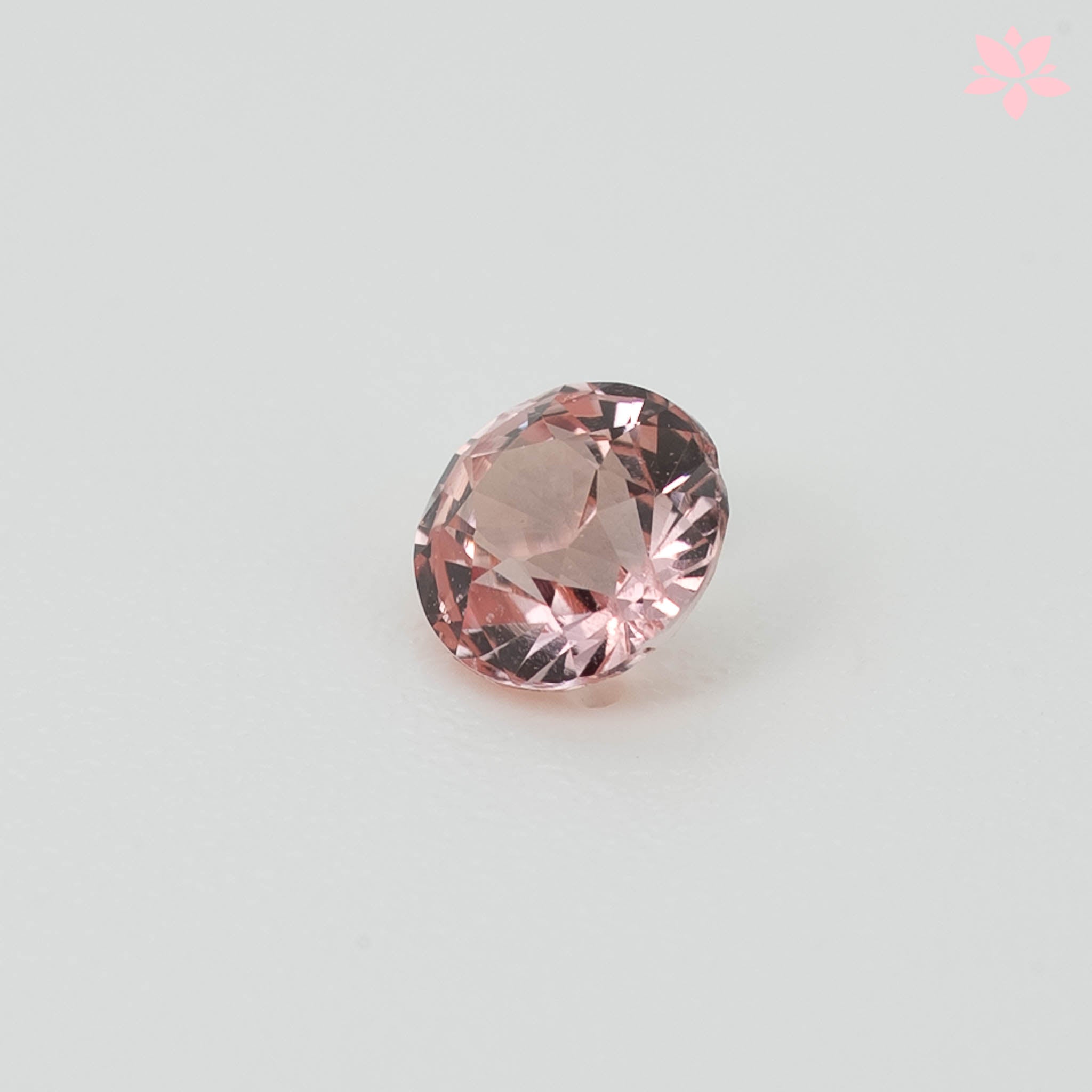 NATURAL PADPARADSCHA SAPPHIRE | 0.38 CT | ORANGISH PINK | ROUND