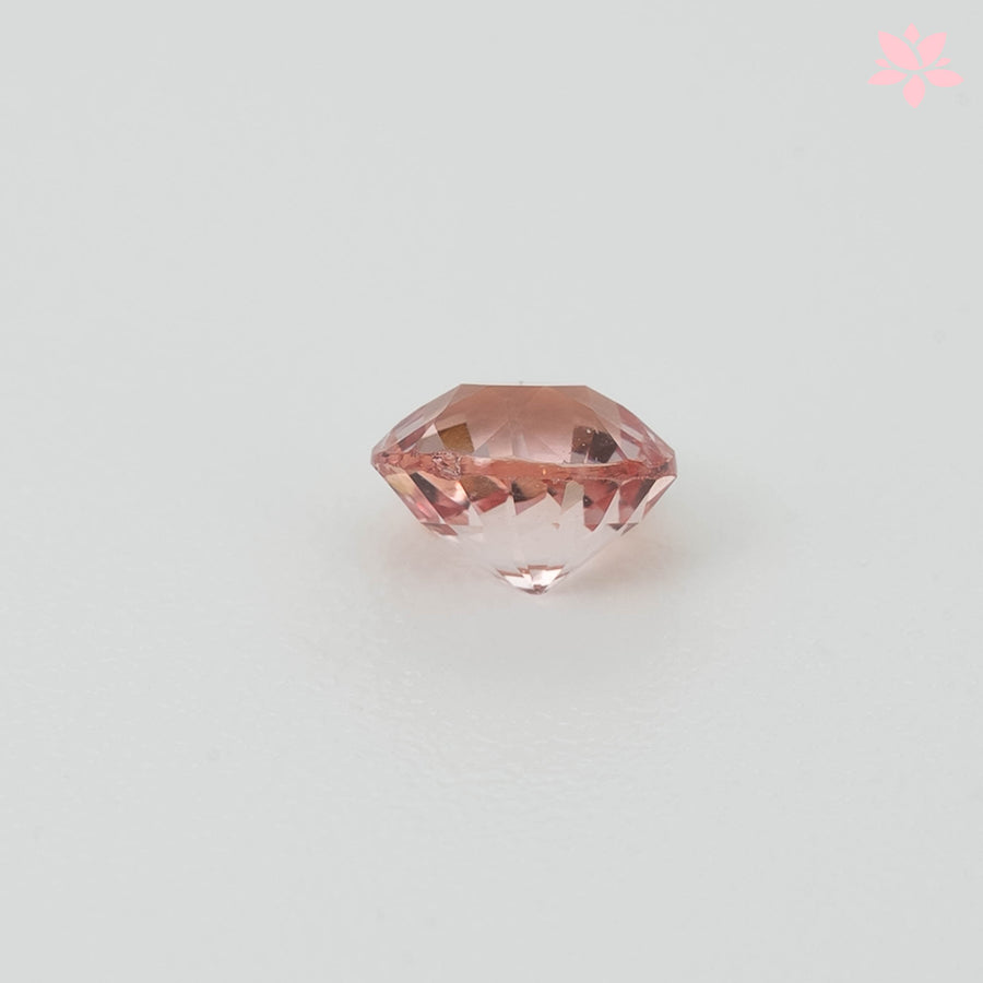 NATURAL PADPARADSCHA SAPPHIRE | 0.38 CT | ORANGISH PINK | ROUND