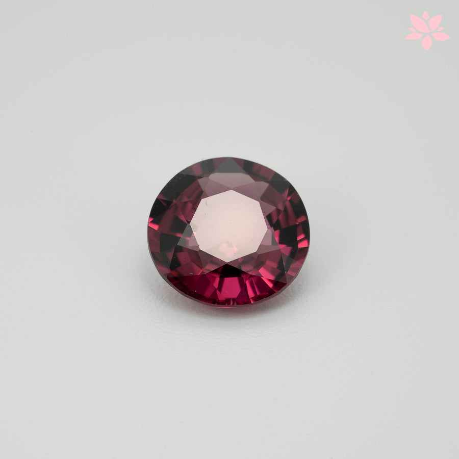 NATURAL RHODOLITE GARNET | 3.15 CT | PINK RED | ROUND