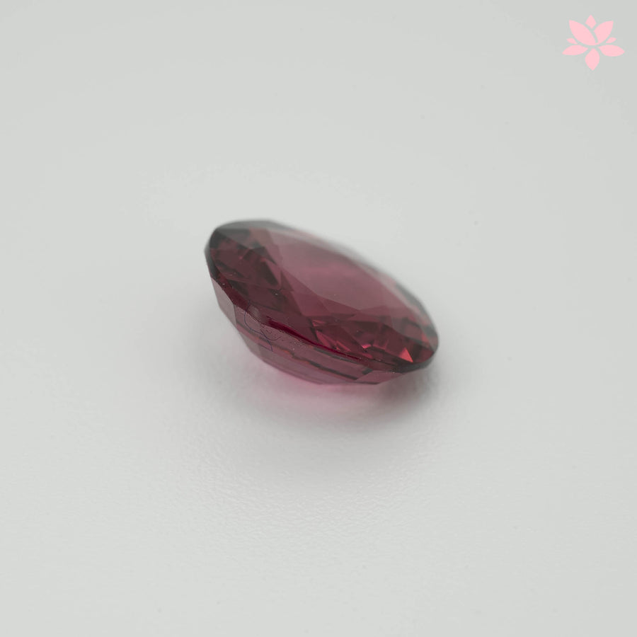 NATURAL RHODOLITE GARNET | 3.15 CT | PINK RED | ROUND