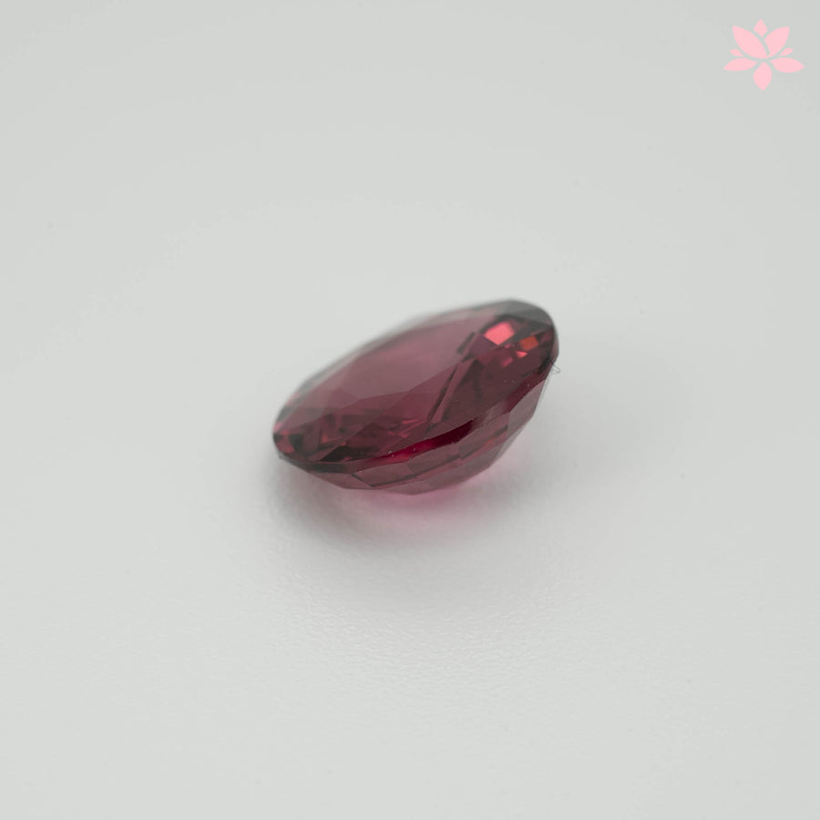 NATURAL RHODOLITE GARNET | 3.15 CT | PINK RED | ROUND
