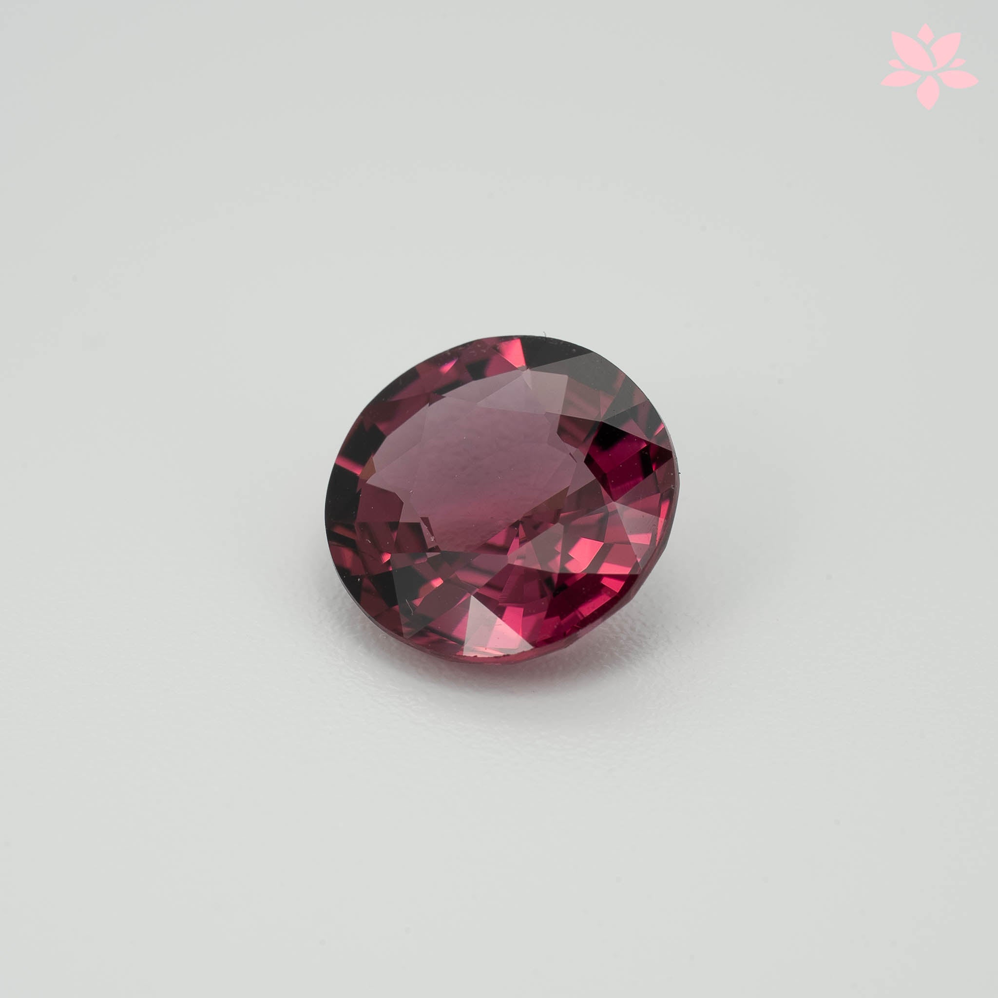 NATURAL RHODOLITE GARNET | 3.15 CT | PINK RED | ROUND