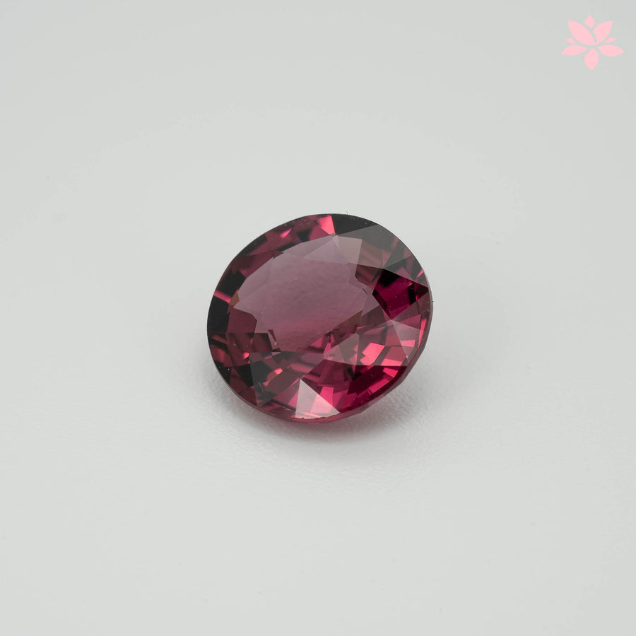 NATURAL RHODOLITE GARNET | 3.15 CT | PINK RED | ROUND