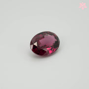 NATURAL RHODOLITE GARNET | 2.69 CT | PURPLE RED | OVAL