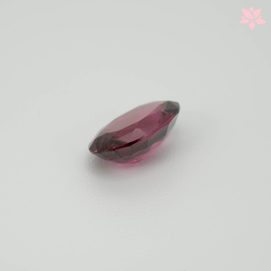 NATURAL RHODOLITE GARNET | 2.69 CT | PURPLE RED | OVAL