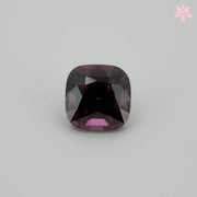 NATURAL RHODOLITE GARNET | 2.96 CT | RED | CUSHION