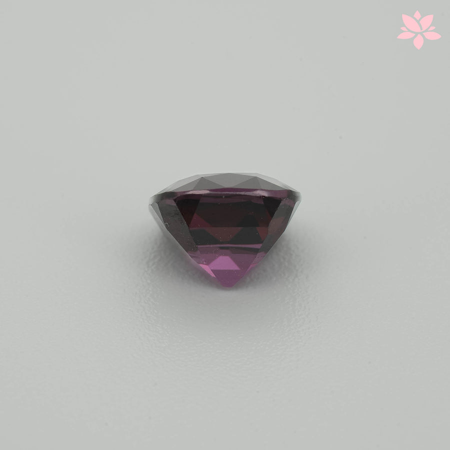 NATURAL RHODOLITE GARNET | 2.96 CT | RED | CUSHION