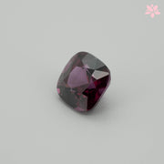 NATURAL RHODOLITE GARNET | 2.96 CT | RED | CUSHION