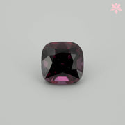 NATURAL RHODOLITE GARNET | 2.96 CT | RED | CUSHION
