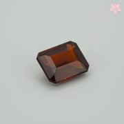 NATURAL HESSONITE GARNET | 4.36 CT | RED ORANGE | OCTAGONAL