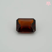 NATURAL HESSONITE GARNET | 4.36 CT | RED ORANGE | OCTAGONAL