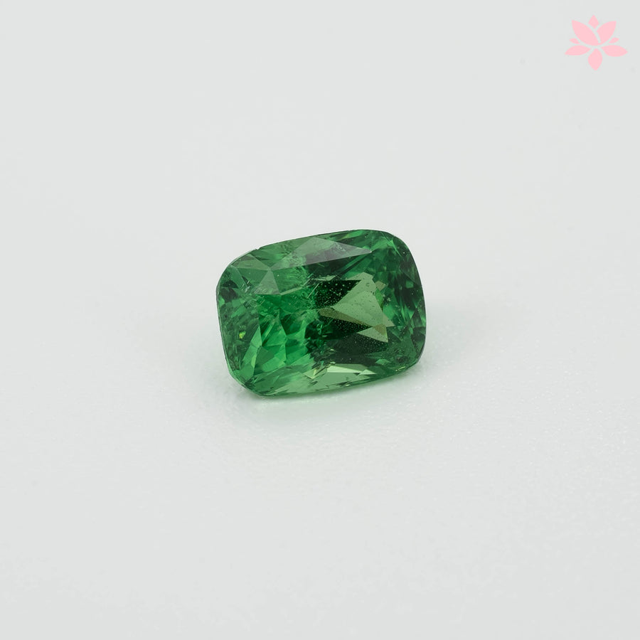 NATURAL TSAVORITE | 0.80 CT | VIVID GREEN | CUSHION
