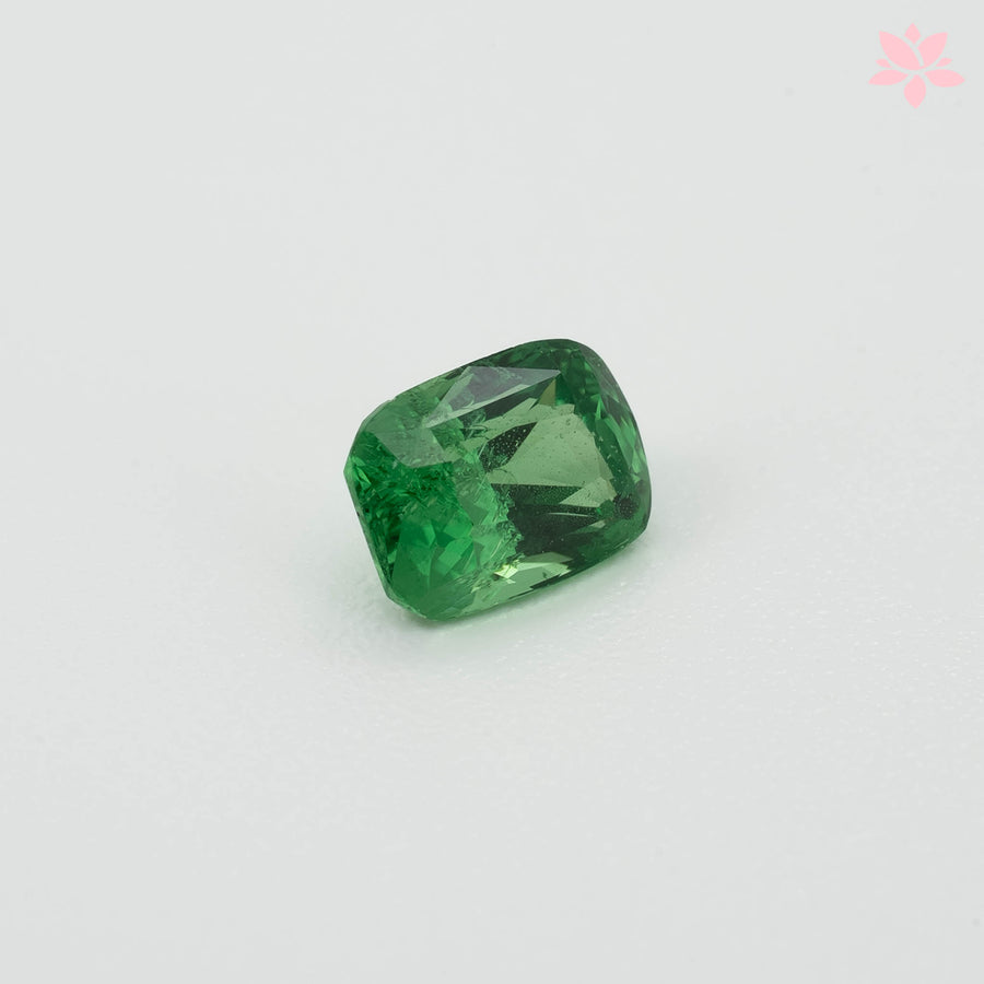 NATURAL TSAVORITE | 0.80 CT | VIVID GREEN | CUSHION