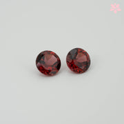 NATURAL PYROPE GARNET PAIR | 2.09 CT | RED | ROUND