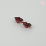NATURAL PYROPE GARNET PAIR | 2.09 CT | RED | ROUND