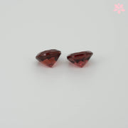 NATURAL PYROPE GARNET PAIR | 2.09 CT | RED | ROUND