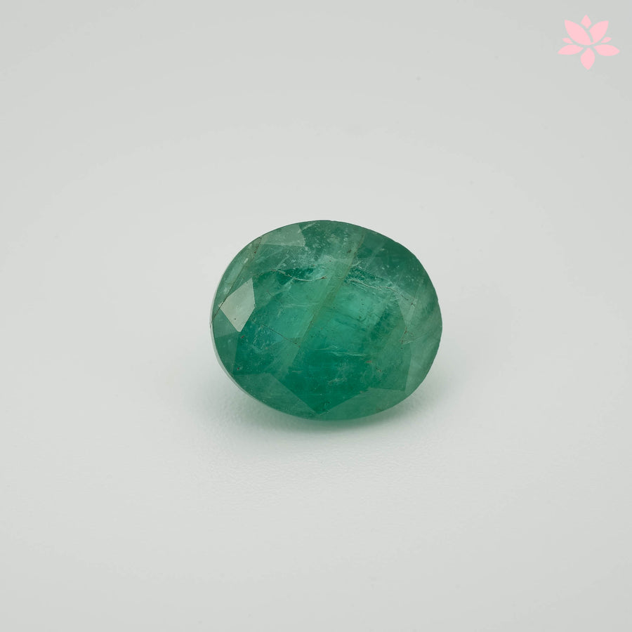 NATURAL ZAMBIAN EMERALD | 6.33 CT | GREEN | OVAL