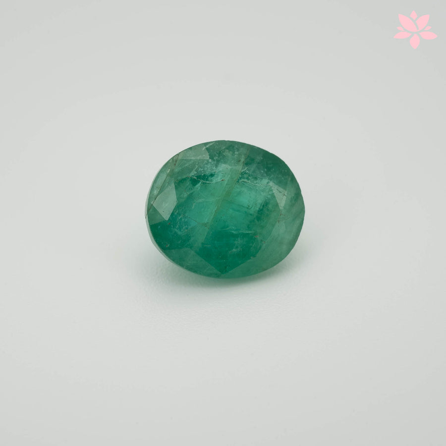 NATURAL ZAMBIAN EMERALD | 6.33 CT | GREEN | OVAL