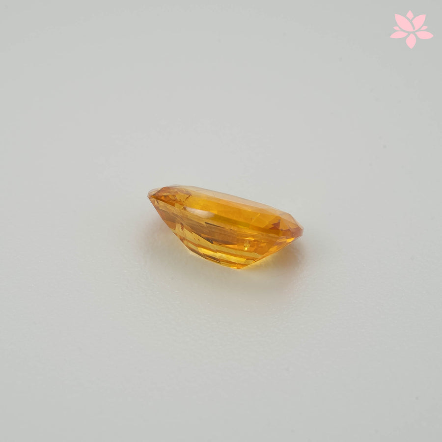 NATURAL CEYLON SAPPHIRE | 1.09 CT | GOLD YELLOW | CUSHION
