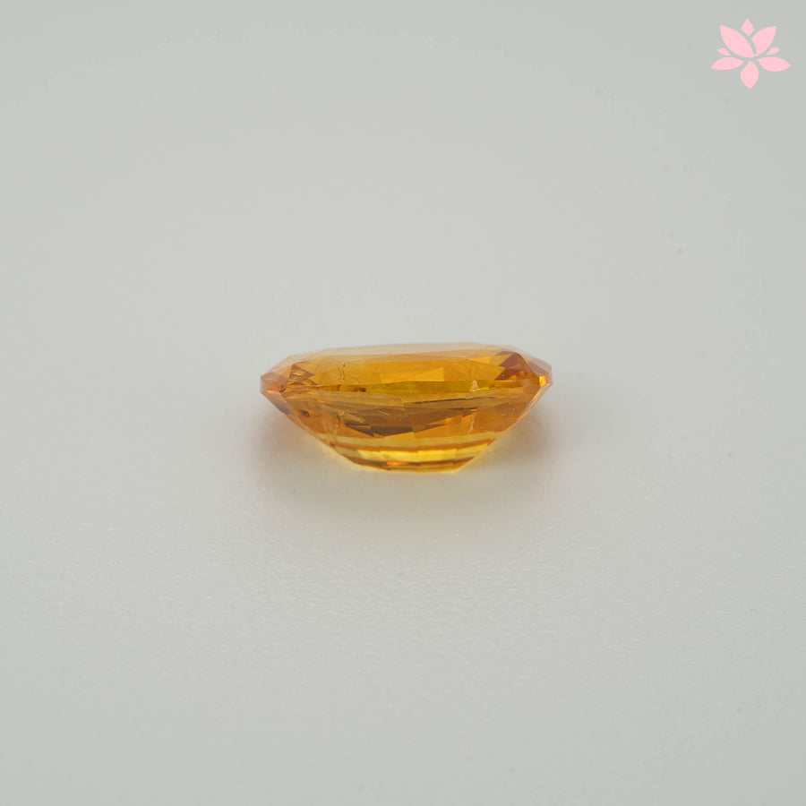 NATURAL CEYLON SAPPHIRE | 1.09 CT | GOLD YELLOW | CUSHION