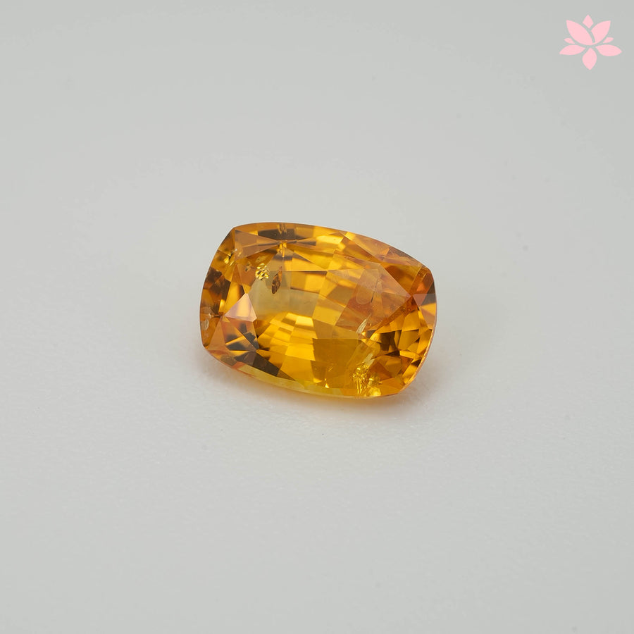 NATURAL CEYLON SAPPHIRE | 1.09 CT | GOLD YELLOW | CUSHION