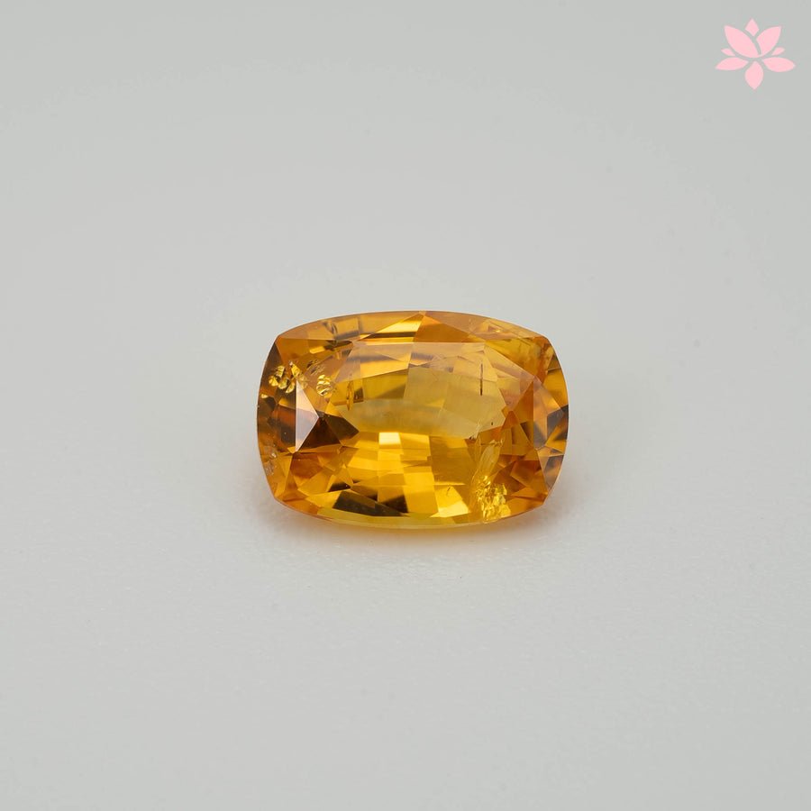 NATURAL CEYLON SAPPHIRE | 1.09 CT | GOLD YELLOW | CUSHION