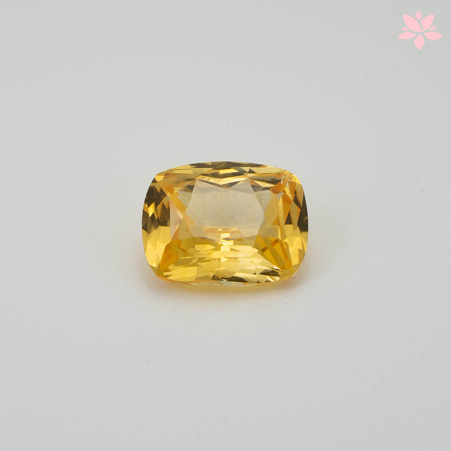 NATURAL CEYLON SAPPHIRE | 1.05 CT | CANARY YELLOW | CUSHION