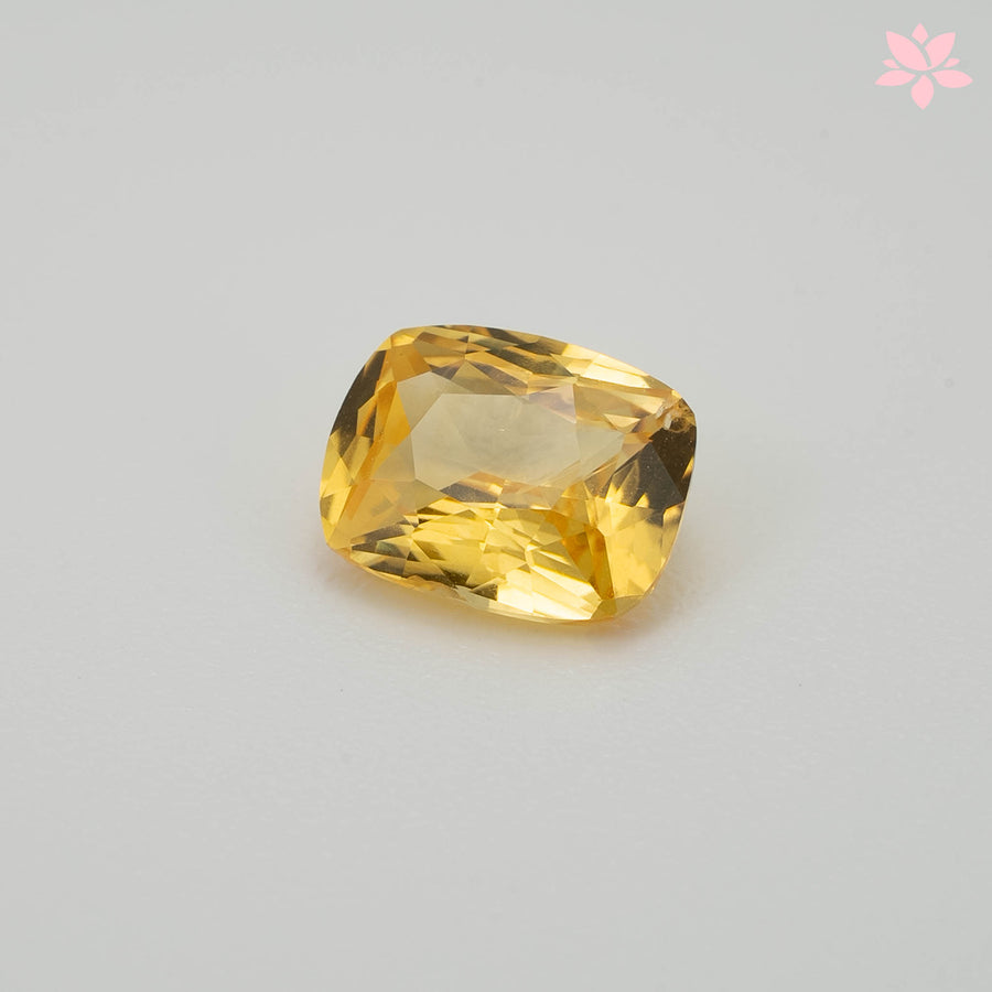 NATURAL CEYLON SAPPHIRE | 1.05 CT | CANARY YELLOW | CUSHION