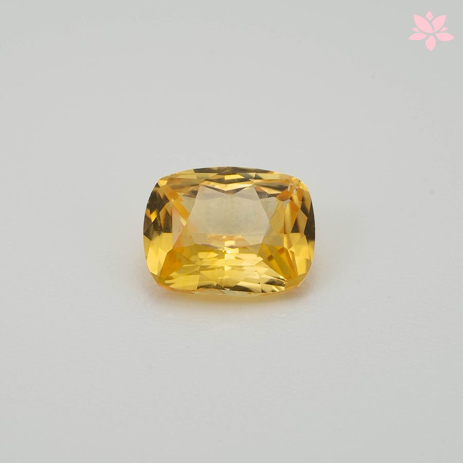 NATURAL CEYLON SAPPHIRE | 1.05 CT | CANARY YELLOW | CUSHION