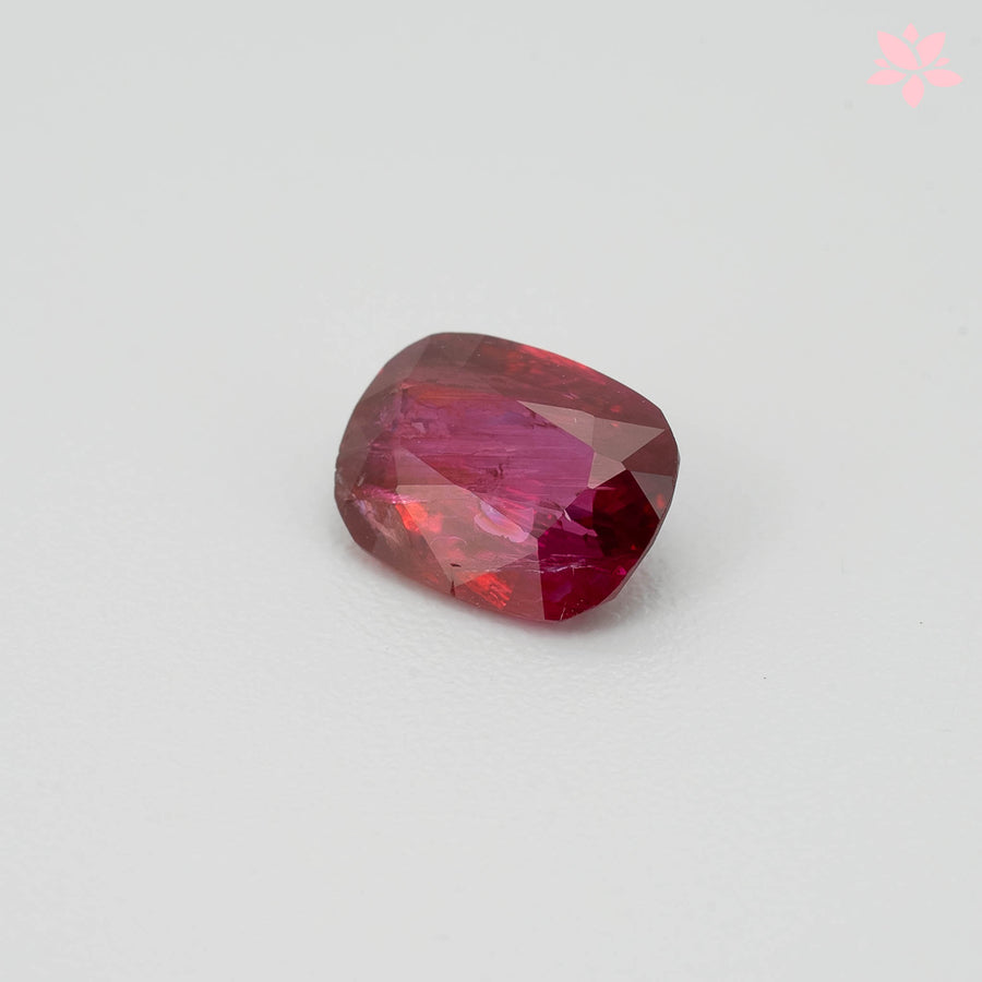 NATURAL TANZANIAN RUBY | 1.20 CT | RED | CUAHION