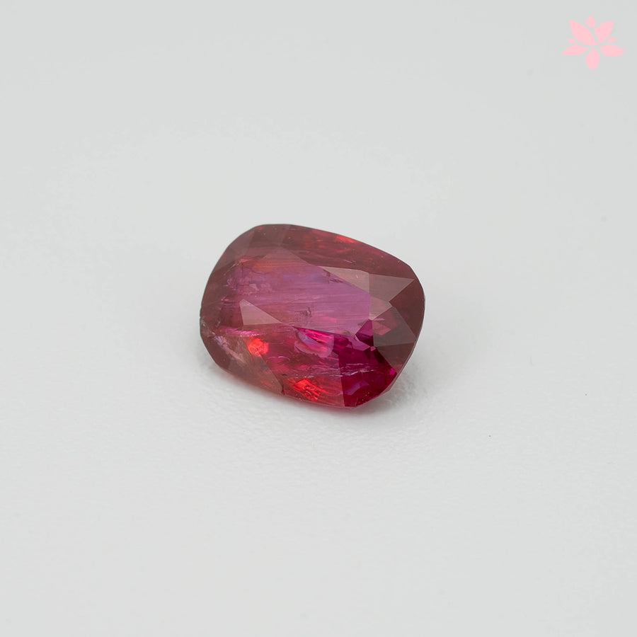 NATURAL TANZANIAN RUBY | 1.20 CT | RED | CUAHION