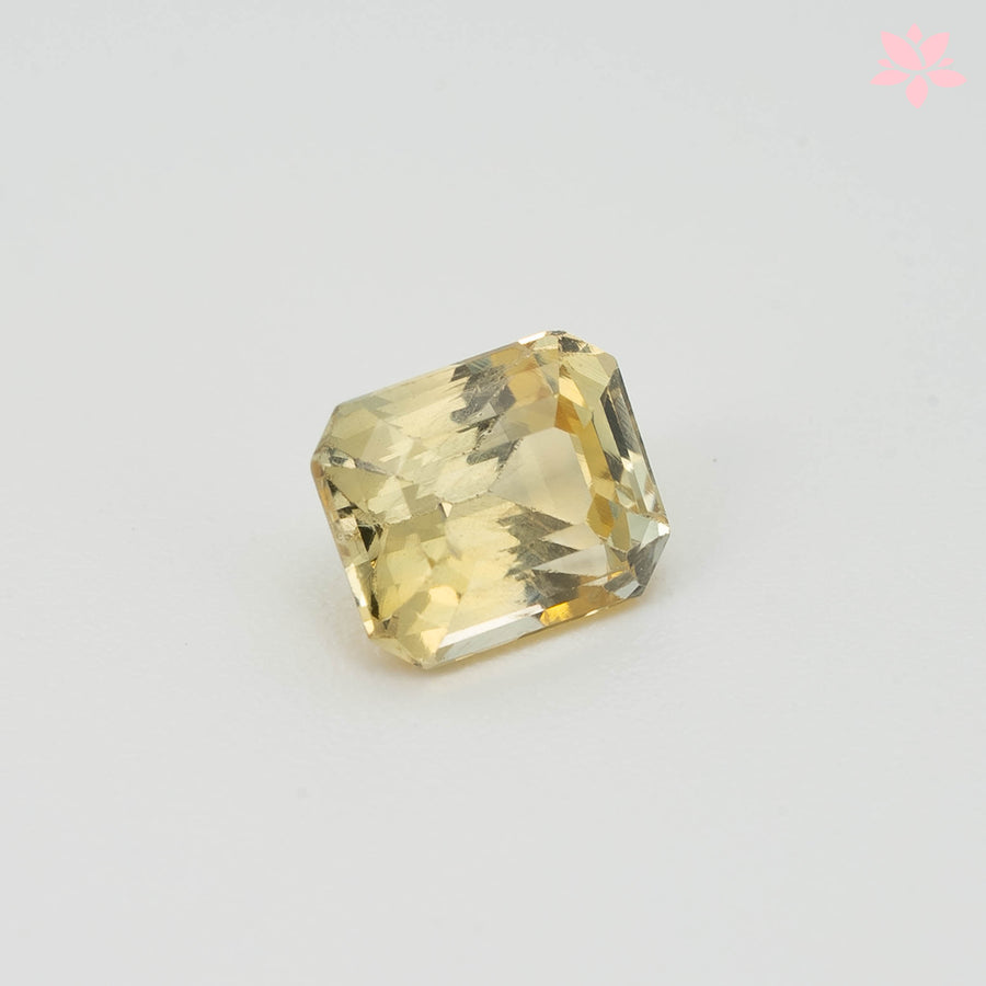 NATURAL CEYLON SAPPHIRE | 1.24 CT | YELLOW | OCTAGONAL