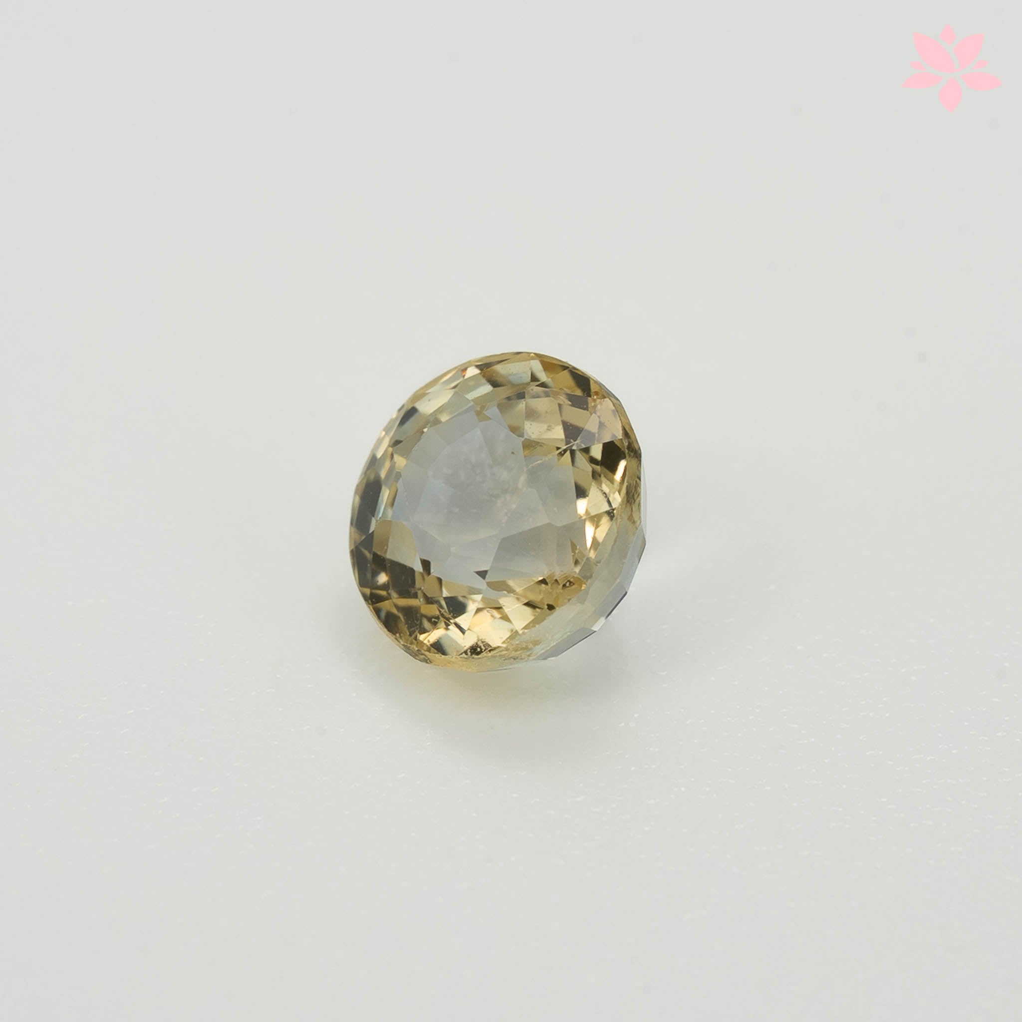 NATURAL CEYLON SAPPHIRE | 1.00 CT | PASTEL YELLOW | ROUND