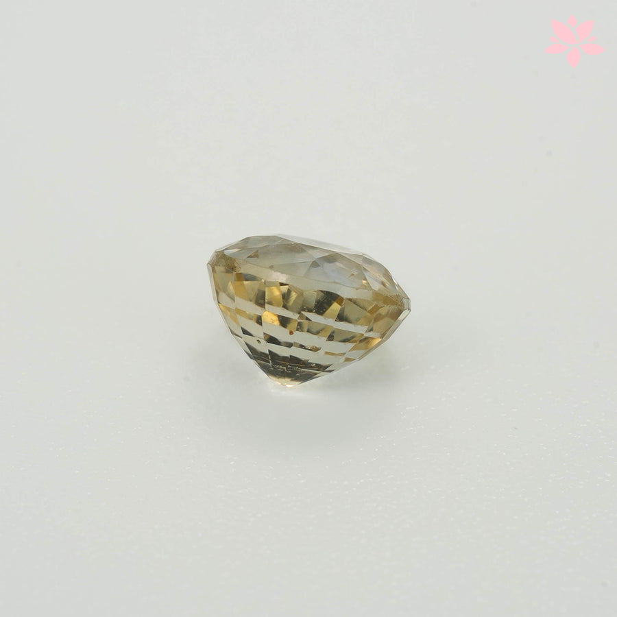 NATURAL CEYLON SAPPHIRE | 1.00 CT | PASTEL YELLOW | ROUND