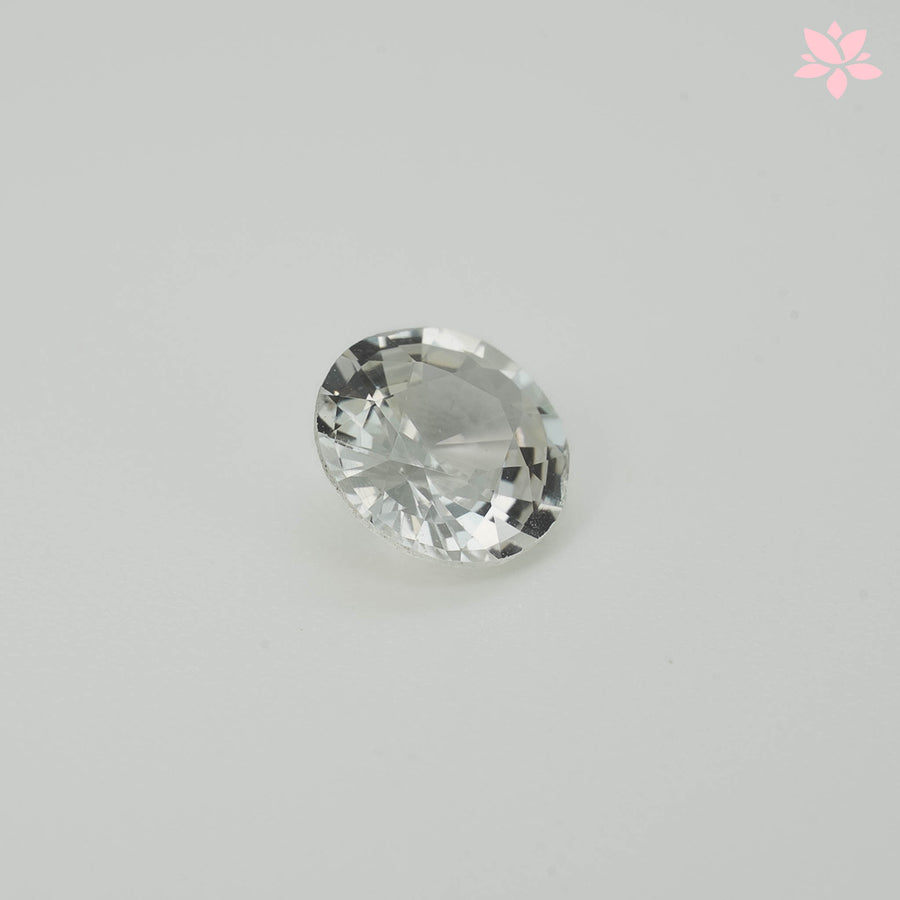 NATURAL CEYLON SAPPHIRE | 0.82 CT | CLEAR | ROUND