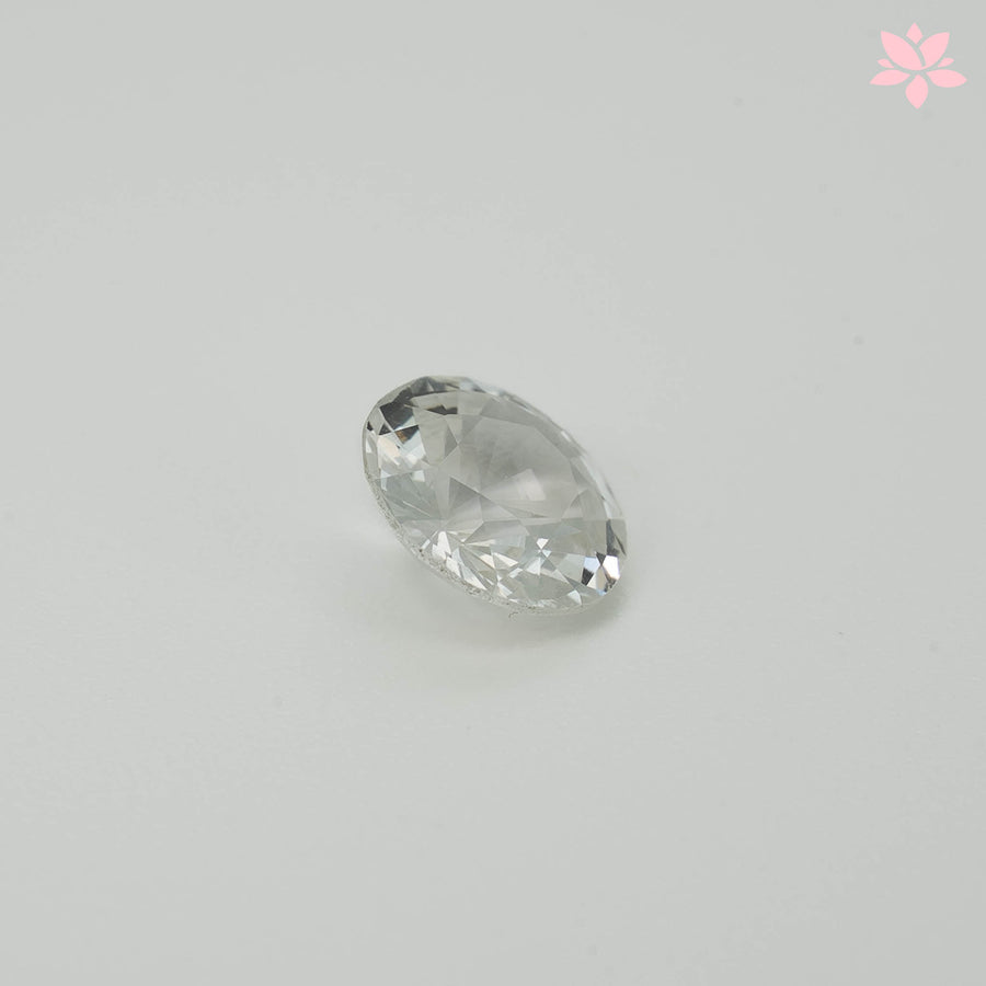 NATURAL CEYLON SAPPHIRE | 0.82 CT | CLEAR | ROUND