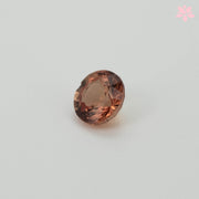 NATURAL CEYLON SAPPHIRE | 0.53 CT | BROWNISH ORANGE | ROUND