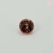 NATURAL CEYLON SAPPHIRE | 0.53 CT | BROWNISH ORANGE | ROUND