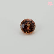 NATURAL CEYLON SAPPHIRE | 0.53 CT | BROWNISH ORANGE | ROUND