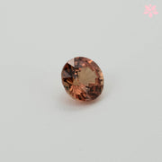 NATURAL CEYLON SAPPHIRE | 0.53 CT | BROWNISH ORANGE | ROUND