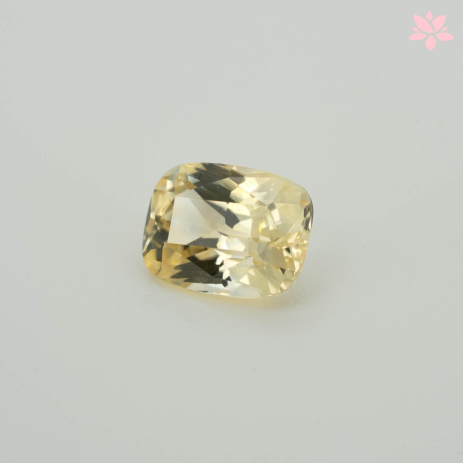 NATURAL CEYLON SAPPHIRE | 1.70 CT | YELLOW | CUSHION