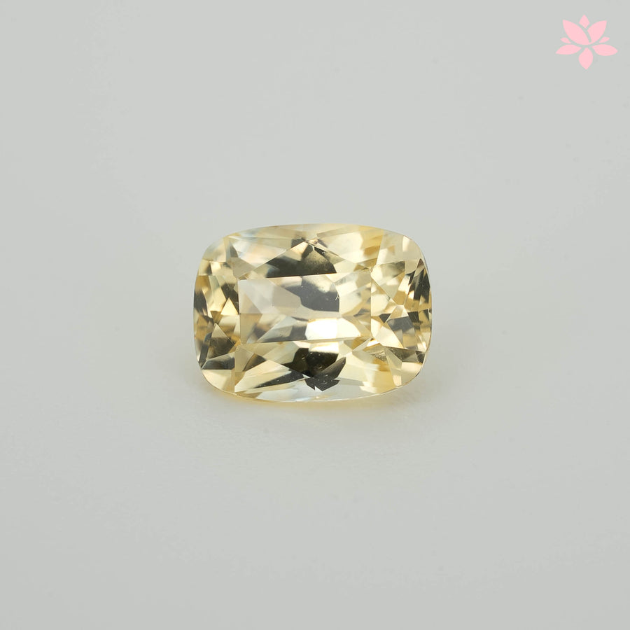 NATURAL CEYLON SAPPHIRE | 1.70 CT | YELLOW | CUSHION