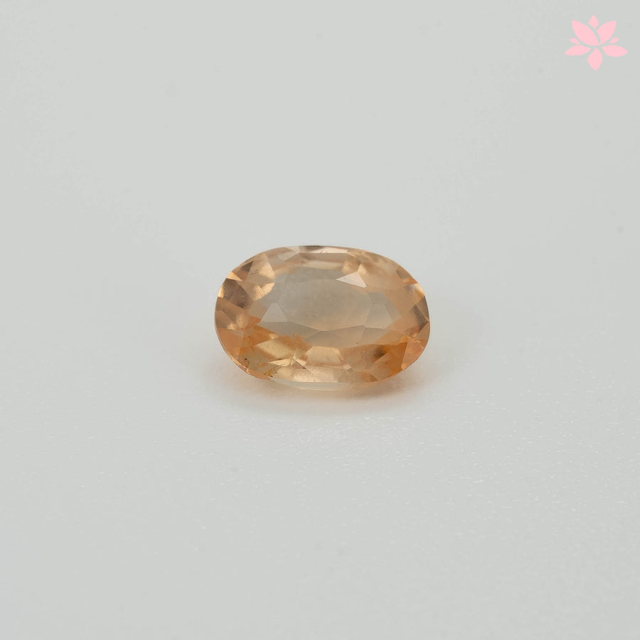 NATURAL CEYLON SAPPHIRE | 0.67 CT | VIVID PEACH | OVAL