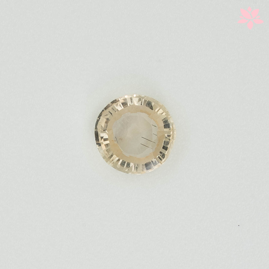 NATURAL CEYLON SAPPHIRE | 0.55 CT | YELLOW | ROUND