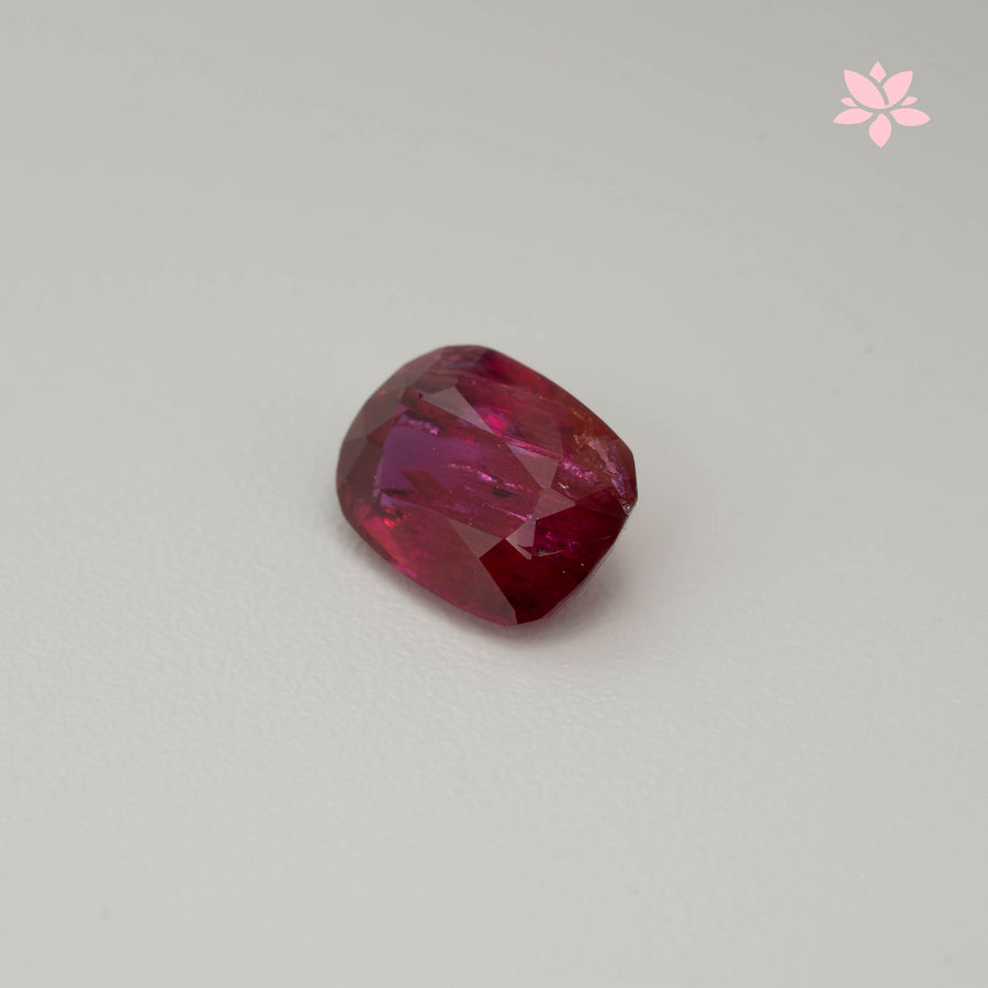 NATURAL TANZANIAN RUBY | 1.20 CT | RED | CUAHION