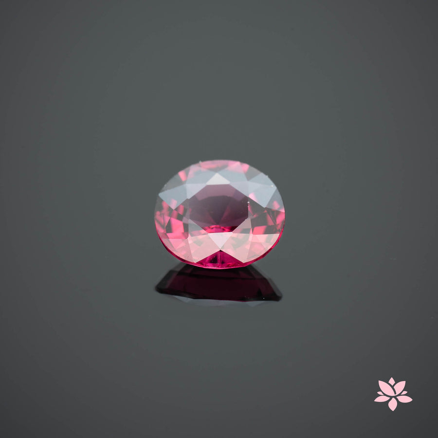 NATURAL RHODOLITE GARNET | 3.15 CT | PINK RED | ROUND
