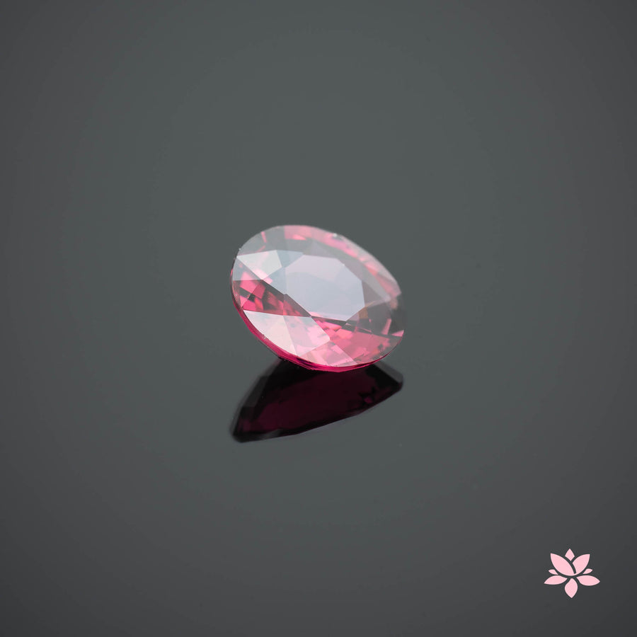 NATURAL RHODOLITE GARNET | 3.15 CT | PINK RED | ROUND